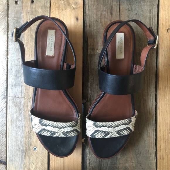 Cole Haan Leather Wrapped Sandal 8.5 - Picture 1 of 8